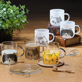 Clear Mug Cup 350ml Tiger
