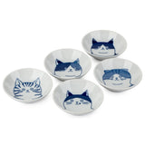 SHICHITA Cat Small Side Bowl 5pieces set