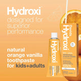Hydroxi™ Natural Toothpaste - Orange Vanilla | whitening + enamel health (Kids & Adult)