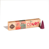 Incense Cones Roses Petals