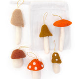 Mushroom Decorations Set
