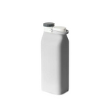 Foldable Silicone Water Bottle 600ml - Grey