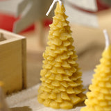 Beeswax Candle - Christmas Tree 12cm