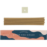 Bitter Pink Ginger (30 sticks & Holder)