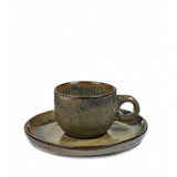 ESPRESSO CUP SURFACE D6,5 H5 WITH UNDERPLATE D13 INDI GREY