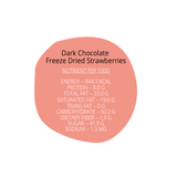 CH26 - Vegan Dark Chocolate covered Freeze-Dried Strawberries (Sold Per 10G)