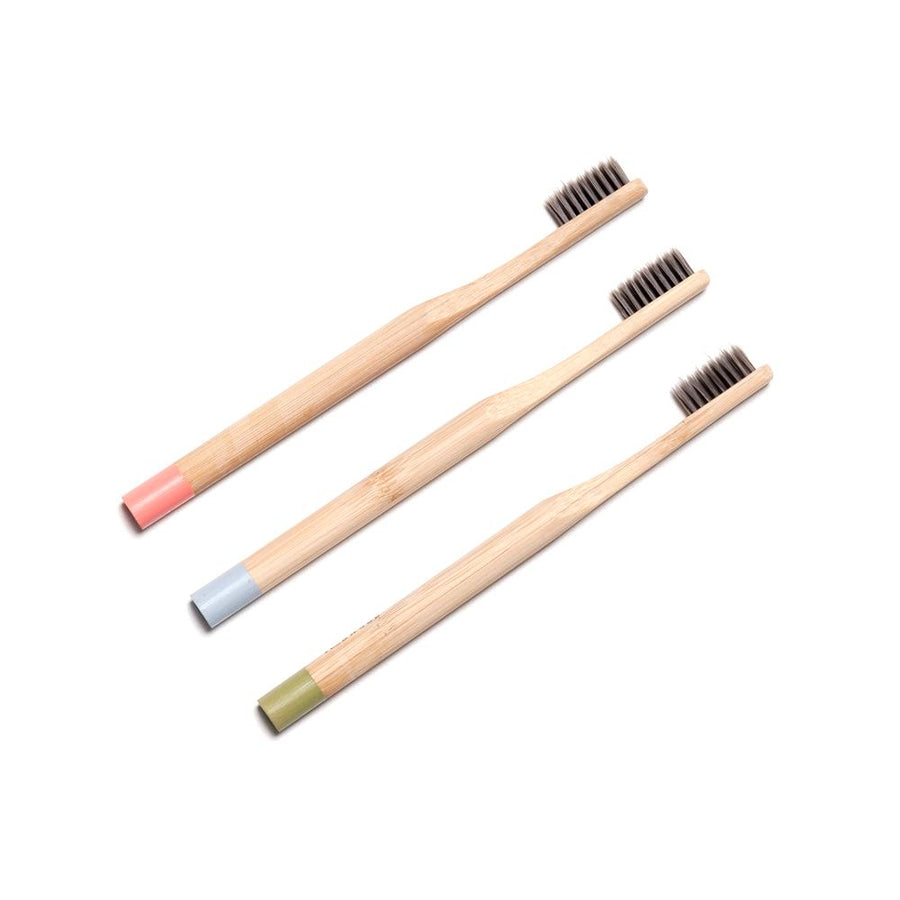 ECO BAMBOO Tooth Brushes - Adult (3pcs)