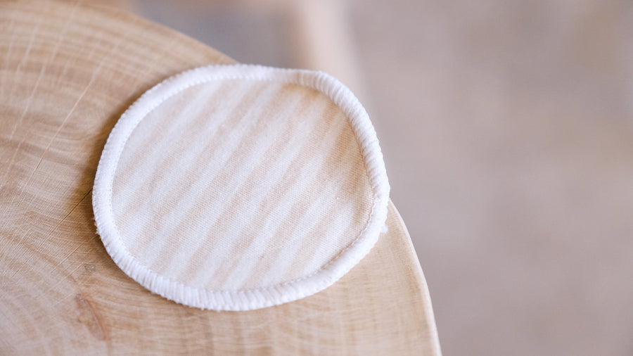 ​Slowood 可重用有機彩色棉卸妝墊（8片）