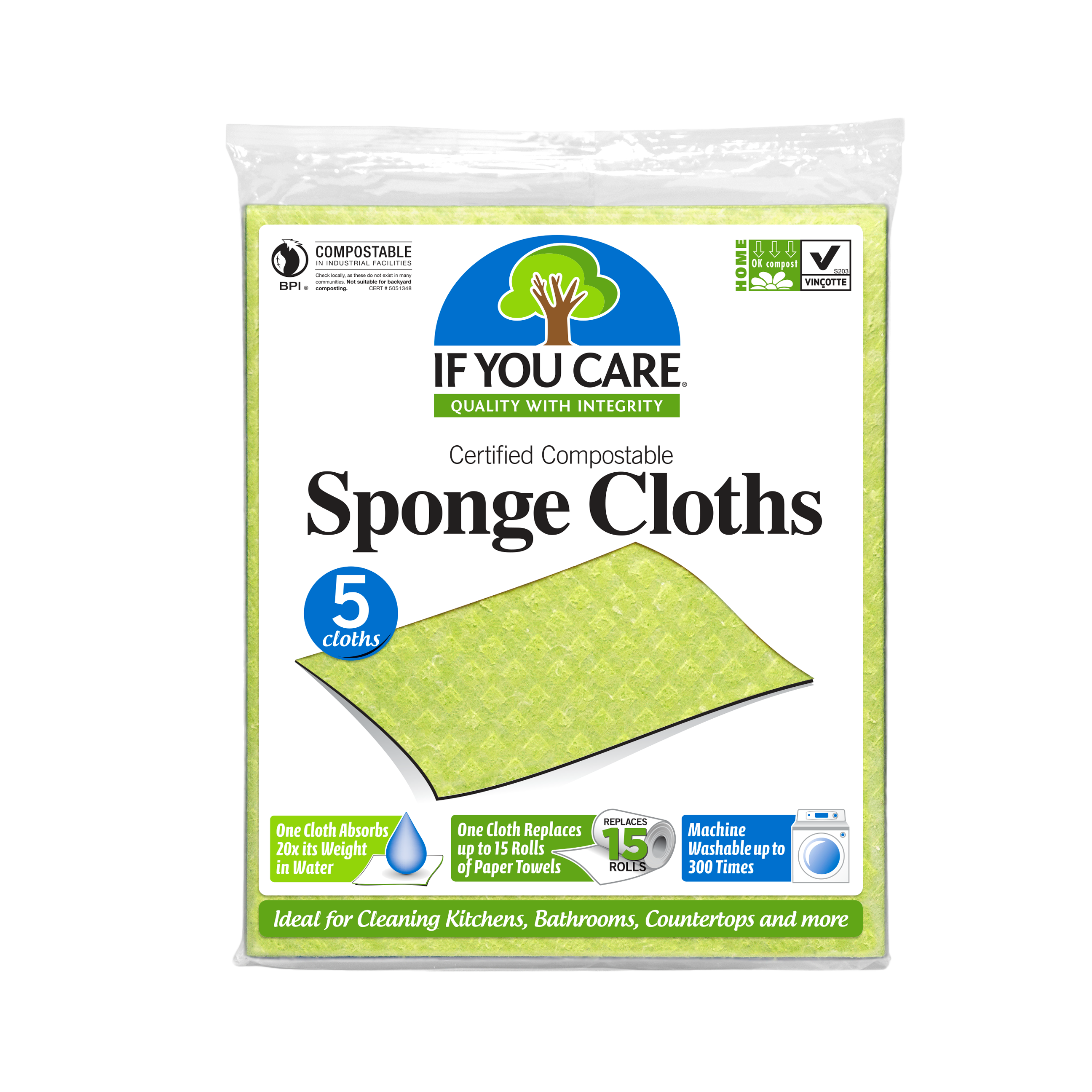 If You Care Natural Sponge Cloths