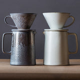 Ceramic Coffee Pot - Gilt