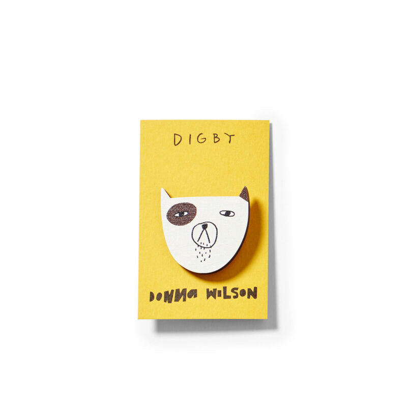 Digby｜狗狗木製別針