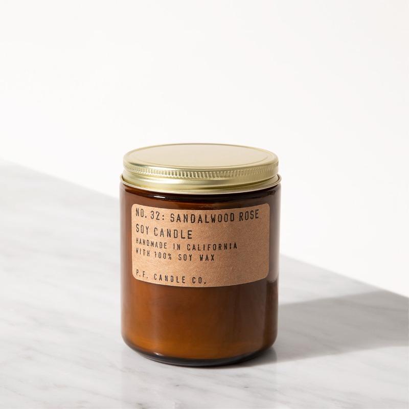Sandalwood Rose Soy Candle