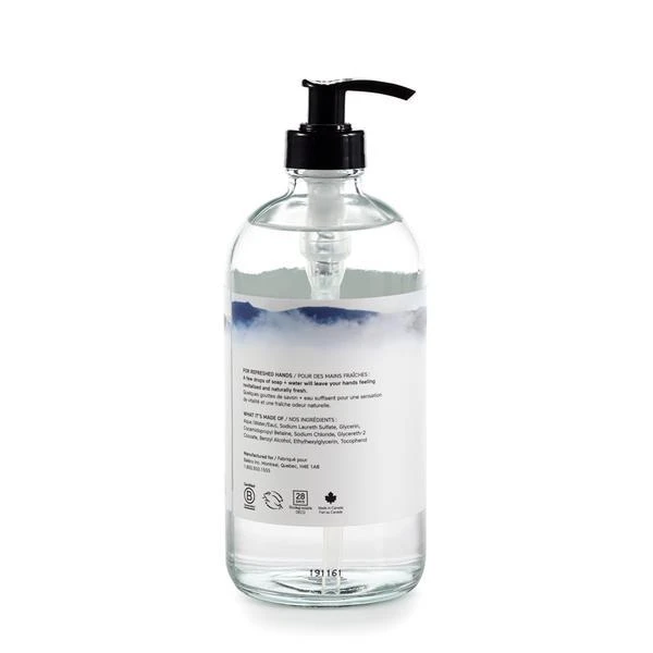 Unscented Hand Soap, 500ml Glass Bottle