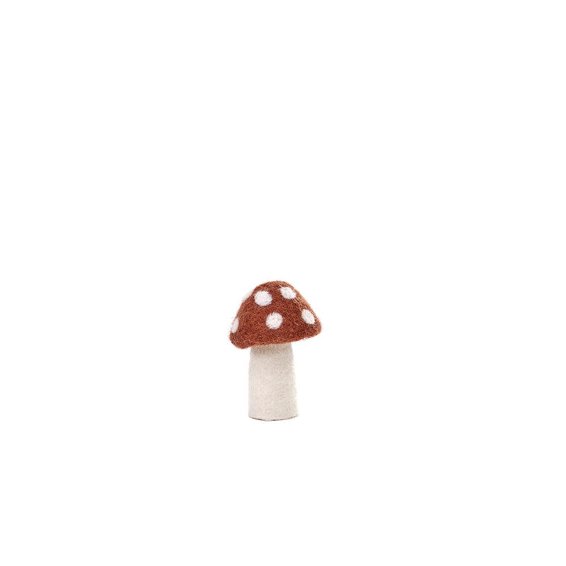 Dotty Mushroom - Coral - S