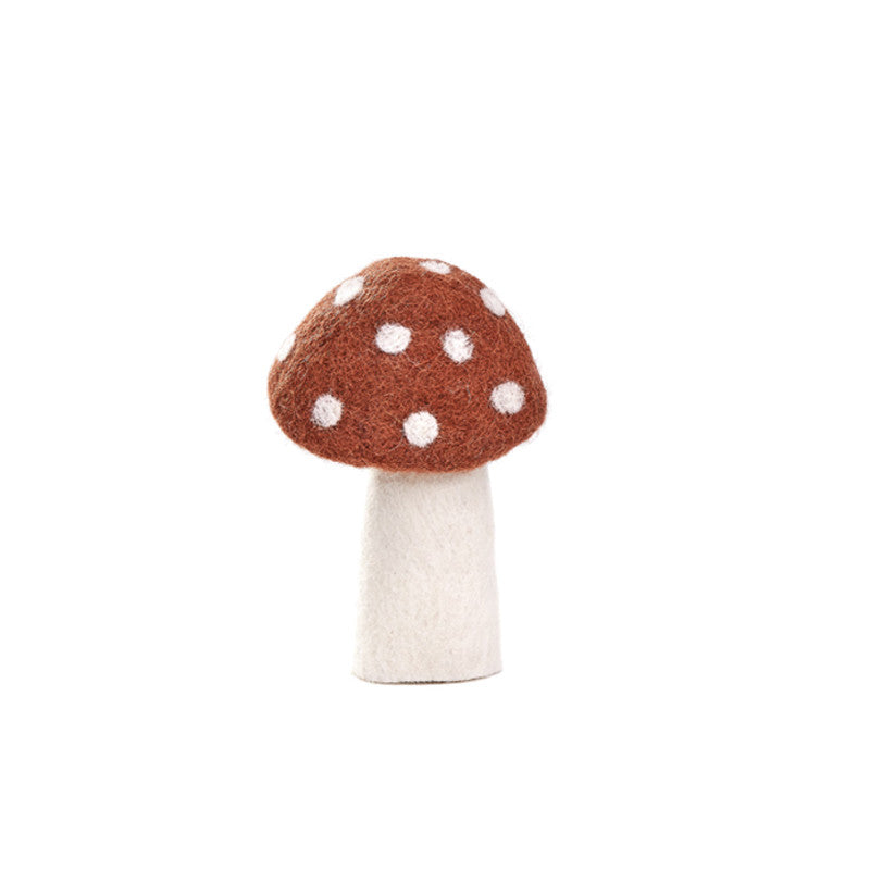 Dotty Mushroom - Coral - L