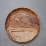 Oilve Wood Plate for Serving 10" / 25cm