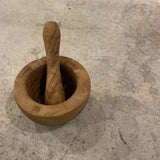 橄欖木磨碗及杵 5.5"