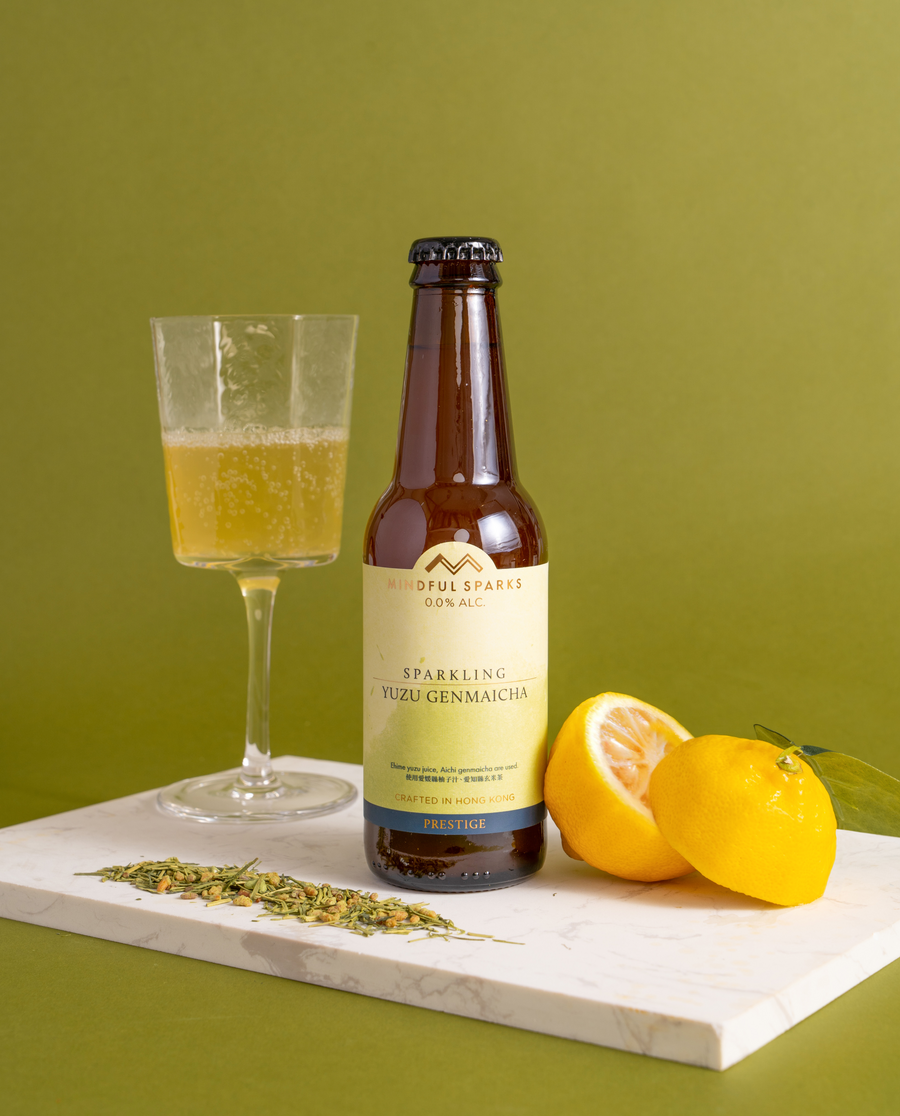 Yuzu Sparkling Genaicha 245ml