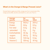 Orange and Mango Pressed Juice