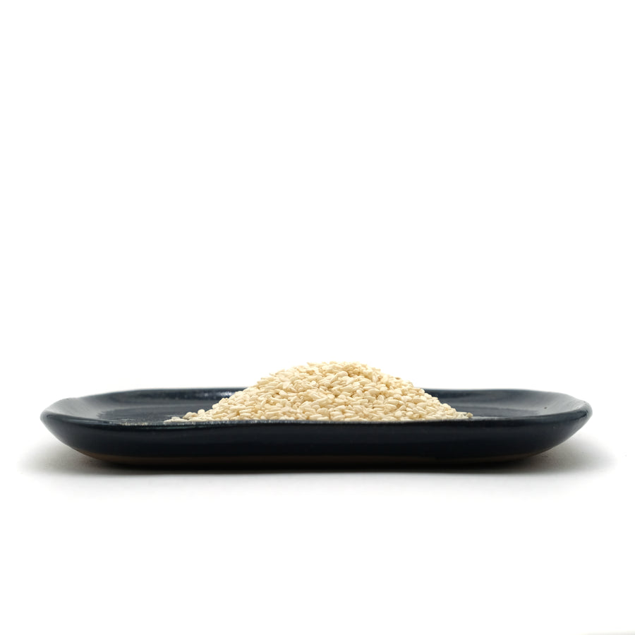 S03 Organic Hulled White Sesame Seeds (Sold Per 10G)