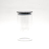 silver lid glass 65 x 100mm -250ml