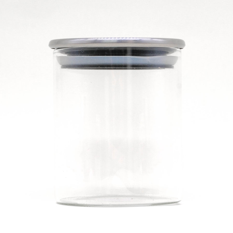 silver lid glass  85 x 100mm -400ml