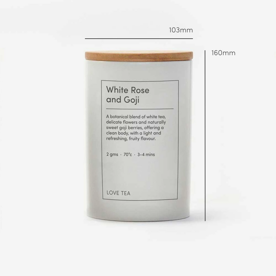 White Rose & Goji Loose Leaf Tea 50G
