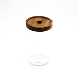 wooden lid glass 90x150mm