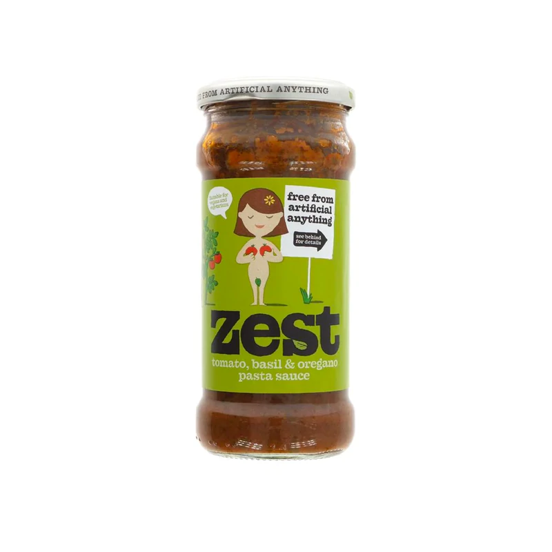 Basil Oregano Pasta Sauce 340G Vegan Gluten Free